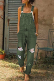Casual Solid Ripped Harlan Jumpsuits(3 Colors)