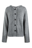 Casual Solid Buttons Hooded Collar Cardigans(8 Colors)