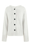Casual Solid Buttons Hooded Collar Cardigans(8 Colors)