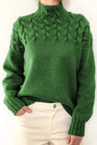 Casual Solid Weave Turtleneck Sweaters(11 Colors)
