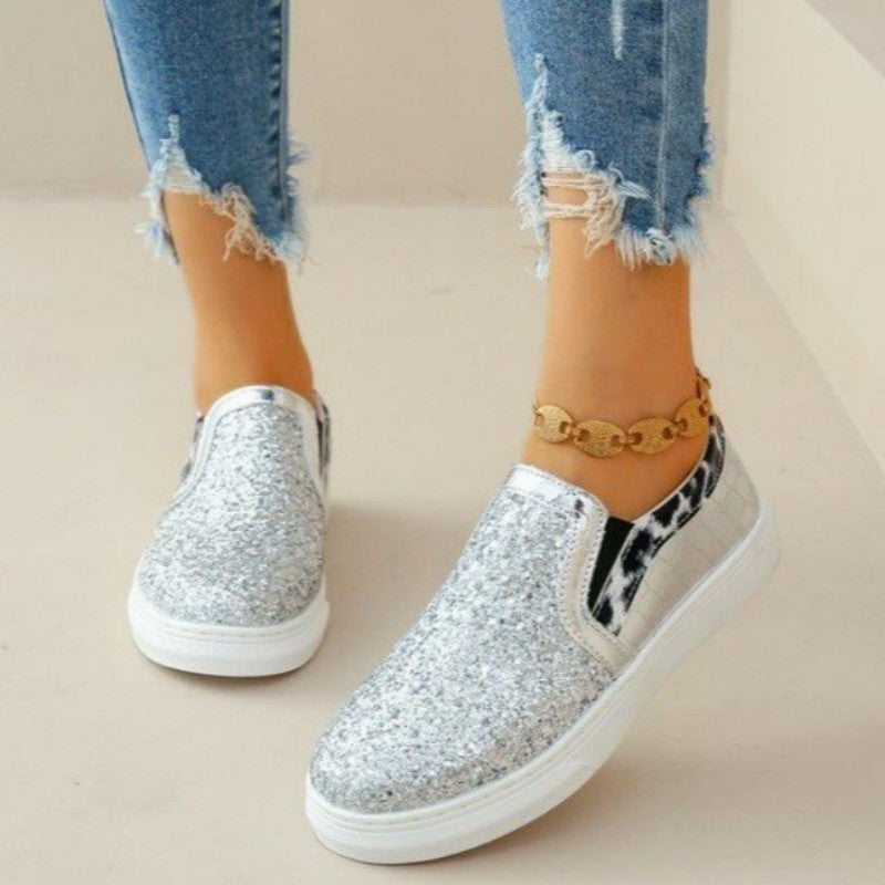 Casual Patchwork Round Comfortable Out Door Flats Shoes