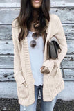 Casual Solid Cardigan Conventional Collar Sweaters (5 Colors)