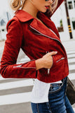 Moda Street Solid Cardigan Turndown Collar Outerwear