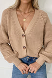 Mode Sexy Solid Cardigan V-Ausschnitt Pullover (5 Farben)
