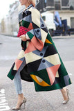 Street Camouflage Print Patchwork Turndown Collar Outerwear(12 Colors)