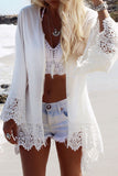 Fashion Vacation Print Patchwork Swimwears Cover Up
