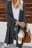 Solid Hollowed Out Sweater Cardigans(10 Colors)
