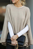 Casual Solid Pullovers O Neck Cardigans(5 Colors)