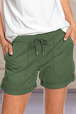 Casual Solid Pocket Straight Solid Color Bottoms(8 Colors)