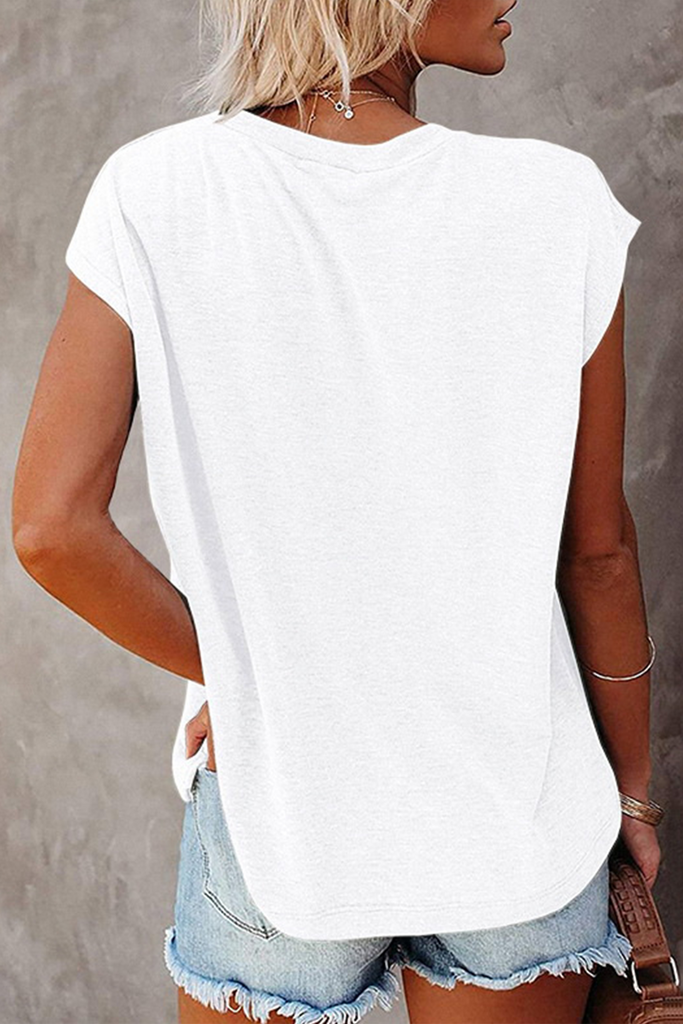 Casual Print Basic O Neck T-Shirts(6 Colors) – Bohonini