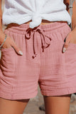 Calças casuais sólidas soltas de cintura alta com pernas largas (5 cores)
