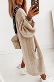 Suéter casual sólido com bolso (4 cores)
