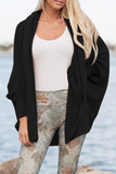 Casual Solid Patchwork Basic Outerwear Sweater