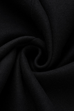 Casacos casuais elegantes de retalhos sólidos com capuz e gola (7 cores)