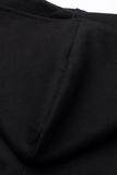 Casacos casuais elegantes de retalhos sólidos com capuz e gola (7 cores)