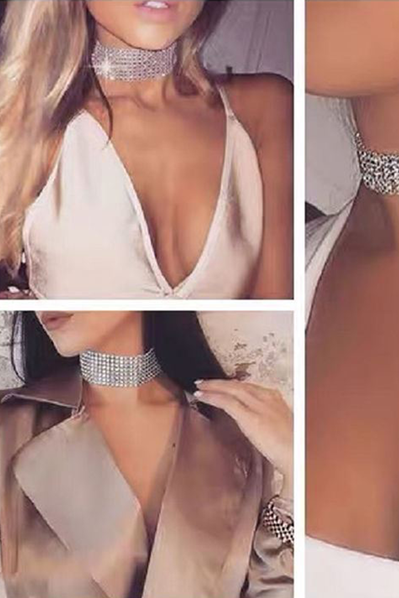 Fashion Sexy Hot Drilling Split Joint Necklaces