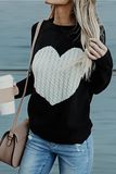 Casual Patchwork O Neck Tops(6 Colors)