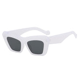 Modische, solide Patchwork-Sonnenbrille (4 Farben)
