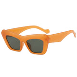 Óculos de sol de retalhos sólidos da moda (4 cores)