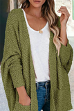 Casual Daily Solid Doll Sleeve Cardigan(6 Colors)