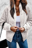 Casual Color Block Patchwork O Neck Jacket(6 Colors)