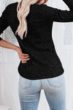 Casual Elegant Solid Buttons V Neck Tops(4 Colors)