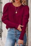Elegante einfarbige Pullover mit O-Ausschnitt (5 Farben)