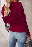 Elegant Solid Color O Neck Sweaters(5 Colors)