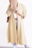 Elegant Solid Color Turndown Collar Outerwear(6 Colors)