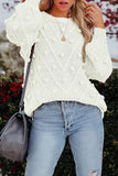 Casual Sweet Solid Color O Neck Sweaters(7 Colors)