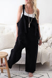 Casual Solid Make Old Patchwork Square Collar Loose Jumpsuits (5 Farben)