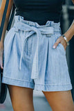 Casual Street Solid Make Old Frenulum Shorts jeans soltos