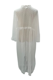 Vestidos casuais elegantes de renda sólida frênulo stringy ourela com decote em V (3 cores)