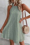 Casual Sweet Solid O Neck A Line Dresses(4 Colors)