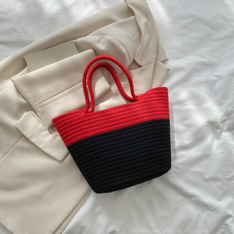 Casual Color Block Contrast Bags