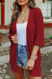 Casual Solid Scarf Collar Tops