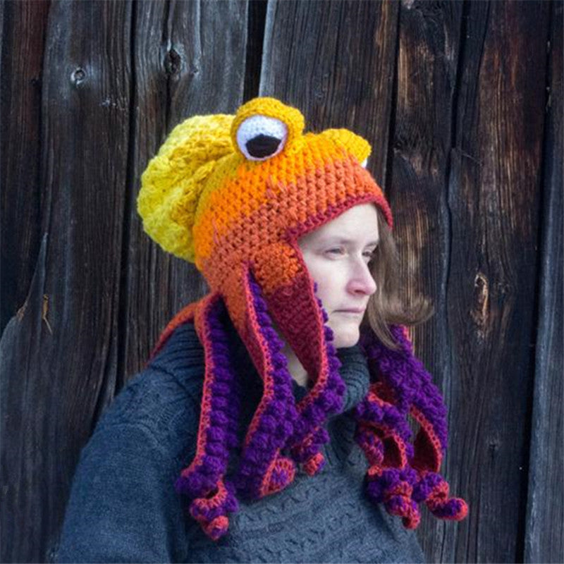 Octopus Knit Hats Bohonini