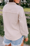 Casual Solid Make Old Turndown Collar Tops(5 Colors)